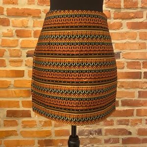 Colorful print skirt